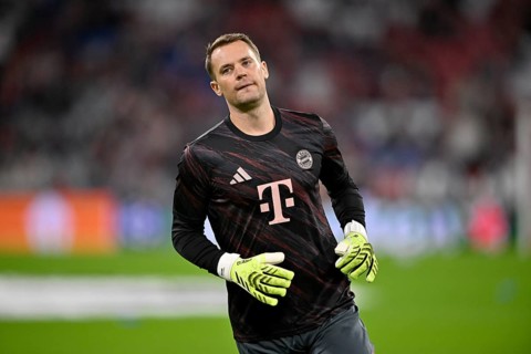 Warm-up training goalkeeper Manuel Neuer FC Bayern Munich FCB (01) Champions League, Allianz Arena,