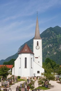 Parish Church of the Precious Blood, Marquartstein, Chiemgau, Upper Bavaria, Bavaria, Germany