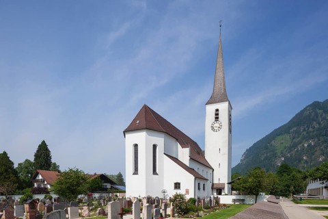 Parish Church of the Precious Blood, Marquartstein, Chiemgau, Upper Bavaria, Bavaria, Germany