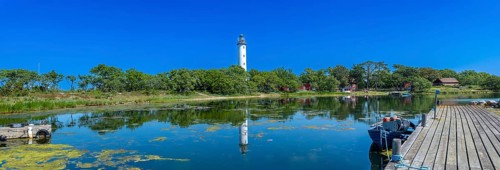 Lighthouse Lange Erik, Langer Erik, at the northern tip of the Swedish Baltic Sea island Öland, on