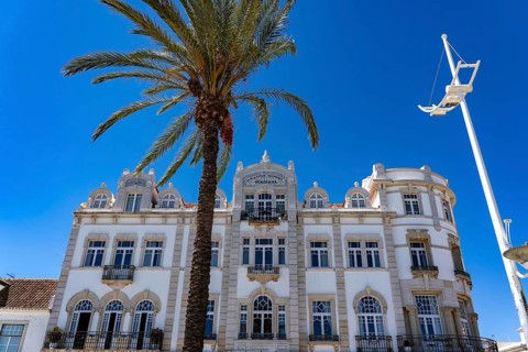 Bordoy Grand House Algarve, hotel from 1926 at the marina Vila Real de Santo António, place at the