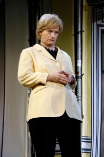 Christoph Marti (Merkel) at the photo rehearsal for Miss Merkel - Murder in the Uckermark at the