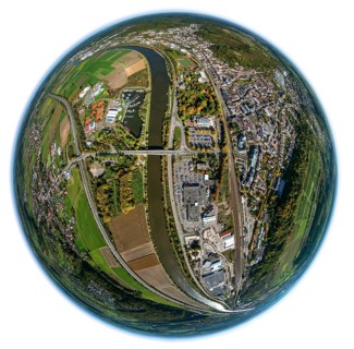 Aerial photo, Merzig, Saar, Saarland, Germany, Europe, birds-eyes view, aerial photography, aerial