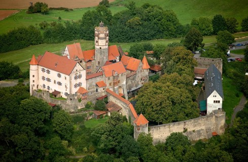 Ronneburg, Germany, Europe, aerial view, birds-eyes view, aerial photography, aerial photography,