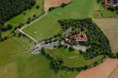 Ronneburg, Germany, Europe, aerial view, birds-eyes view, aerial photography, aerial photography,