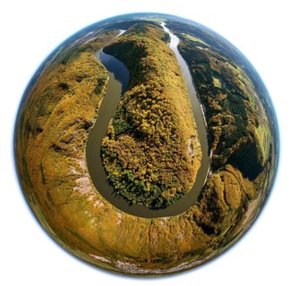 Aerial photo, Saarschleife, Saar, Montclair Castle, Taben-Rodt, Saarland, Rhineland-Palatinate,