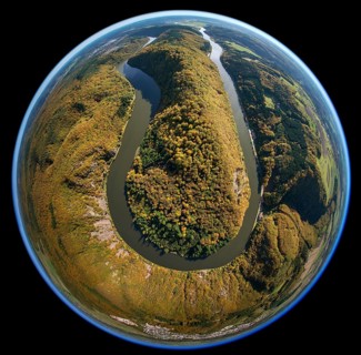 Aerial photo, Saarschleife, Saar, Montclair Castle, Taben-Rodt, Saarland, Rhineland-Palatinate,
