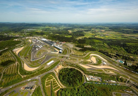 Nürburgring race track race track in spring, pit lane, race track, Nordschleife, Nürburgring Grand