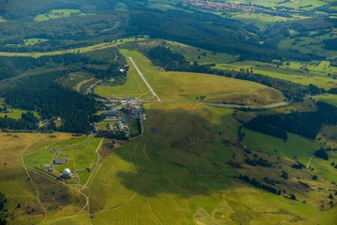 Gliding Centre, German Gliding Museum, Wasserkuppe in the Hessian district of Fulda, Poppenhausen