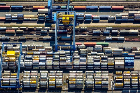 KTL Kombo-Terminal Ludwigshafen, container terminal, logistics, container loading, container,