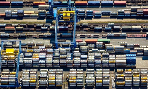 KTL Kombo-Terminal Ludwigshafen, container terminal, logistics, container loading, container,