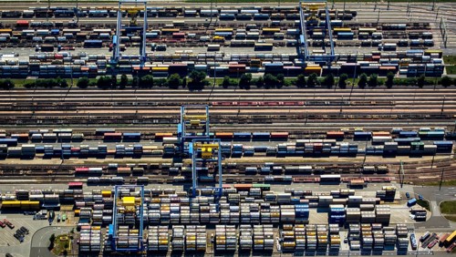 KTL Kombo-Terminal Ludwigshafen, container terminal, logistics, container loading, container,