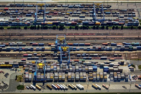KTL Kombo-Terminal Ludwigshafen, container terminal, logistics, container loading, container,