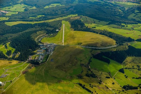 Gliding Centre, German Gliding Museum, Wasserkuppe in the Hessian district of Fulda, Poppenhausen