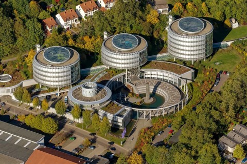 Union Krankenversicherung AG, UKV building, insurance company, Saarbrücken, Saarland, Germany,
