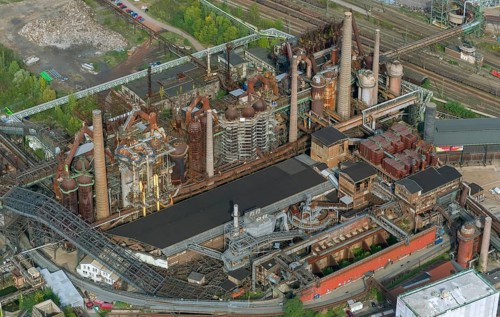 Völklinger Hütte, World Heritage Site, blast furnaces, blast furnace, former steelworks,