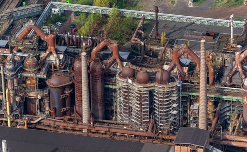 Völklinger Hütte, World Heritage Site, blast furnaces, blast furnace, former steelworks,