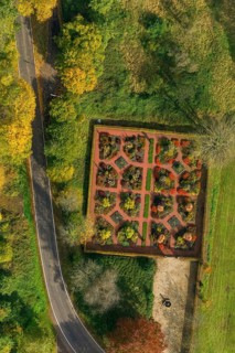 Dagstuhl Castle Garden, Dagstuhl Ruins next to the Leibniz Centre for Informatics, Wadern,