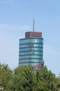 Channel Tower office building and tower block, Harburg, Hamburg, Germany