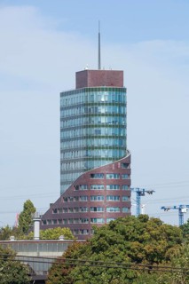 Channel Tower office building and tower block, Harburg, Hamburg, Germany