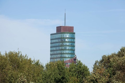 Channel Tower office building and tower block, Harburg, Hamburg, Germany