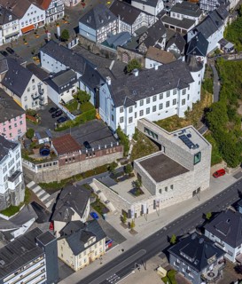 Aerial view, Sauerland-Museum am Alter Markt, Arnsberg, Sauerland, Hochsauerlandkreis, North