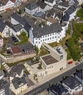 Aerial view, Sauerland-Museum am Alter Markt, Arnsberg, Sauerland, Hochsauerlandkreis, North