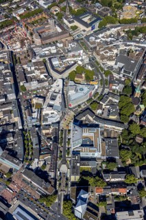 Aerial view, Boulevard Massenbergstraße, between Bongardstraße, Masseenbergstraßeand Ostring,