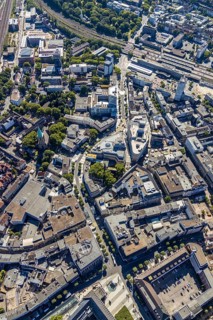 Aerial view, Boulevard Massenbergstraße, between Bongardstraße, Masseenbergstraßeand Ostring,