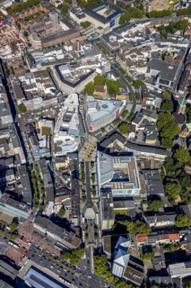 Aerial view, Boulevard Massenbergstraße, between Bongardstraße, Masseenbergstraßeand Ostring,