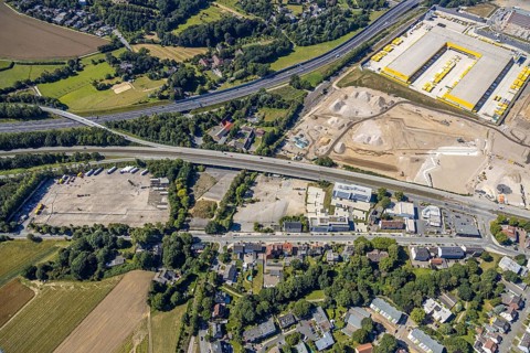 Aerial photo, MARK 51°7, Alte Wittener Straße new building Office MARK 51°7, 1st and 2nd