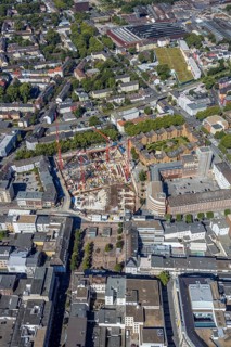 Aerial view, Old Justice Area, Gleisdreieck, Bochum, Ruhr Area, North Rhine-Westphalia, Germany,