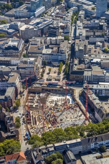 Aerial view, Old Justice Area, Gleisdreieck, Bochum, Ruhr Area, North Rhine-Westphalia, Germany,