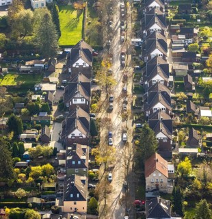 Housing estate Bruchstraße, Kirchviertel, Wiemelhausen, Bochum, Ruhr area, North Rhine-Westphalia,