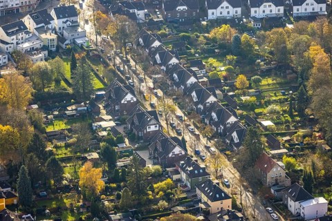 Housing estate Bruchstraße, Kirchviertel, Wiemelhausen, Bochum, Ruhr area, North Rhine-Westphalia,