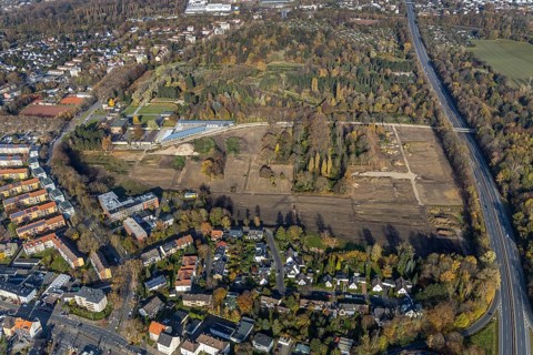 Feldmark brownfield site, planned Ostpark neighbourhood with around 600 flats, Sheffield-Ring,