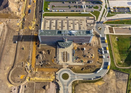 Construction site, former Opel site, former Opel administration building, Laer, Bochum, North