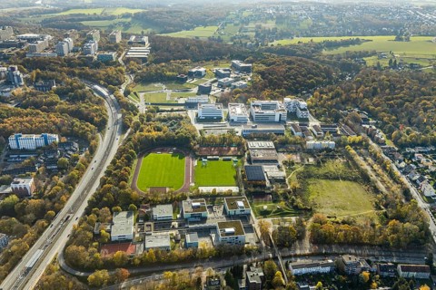 Hsg Bochum - Hochschule für Gesundheit, health campus, construction site, Querenburg, Bochum, Ruhr