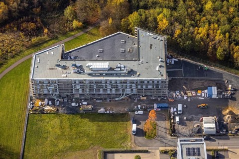 Hsg Bochum - Hochschule für Gesundheit, health campus, construction site, Querenburg, Bochum, Ruhr