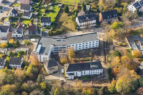 Luther House construction site, Stiepel, Bochum, Ruhr area, North Rhine-Westphalia, Germany, place