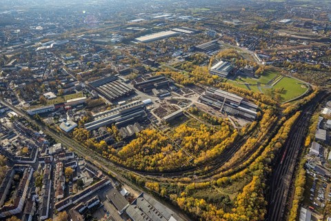 Westpark, Jahrhunderthalle Bochum, Kruppwerke, Bochum, Ruhr area, North Rhine-Westphalia, Germany,