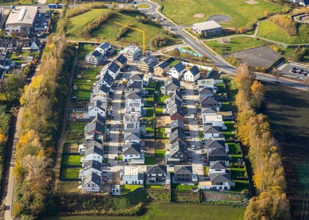 Residential estate Marie-Luise-Tanski-Straße, Bergen, Bochum, Ruhr area, North Rhine-Westphalia,