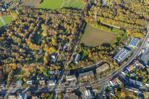 Palace gardens, Weitmar-Mark, Bochum, Ruhr area, North Rhine-Westphalia, Germany, DE, Europe,