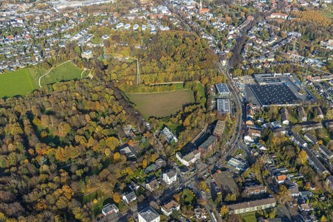 Palace gardens, Weitmar-Mark, Bochum, Ruhr area, North Rhine-Westphalia, Germany, DE, Europe,