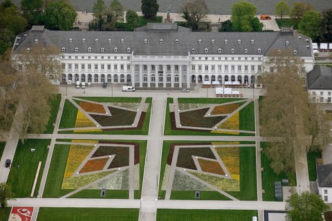 Aerial view, Federal Garden Show 2011 - Koblenz transformed - 15 April to 16 October 2011,