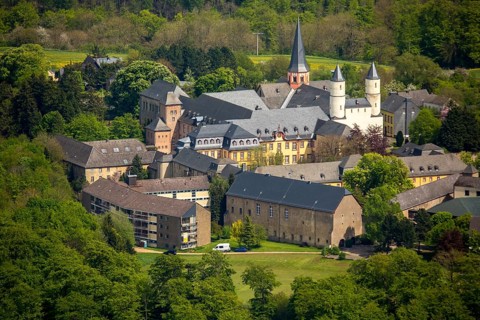 Steinfeld Monastery, monastery in Kall, Benedictine Abbey, Kall, Eifel, North Rhine-Westphalia,