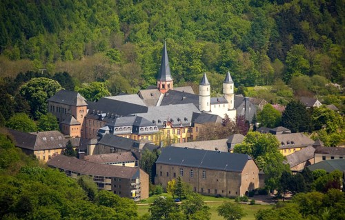 Steinfeld Monastery, monastery in Kall, Benedictine Abbey, Kall, Eifel, North Rhine-Westphalia,