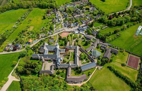 Steinfeld Monastery, monastery in Kall, Benedictine Abbey, Kall, Eifel, North Rhine-Westphalia,