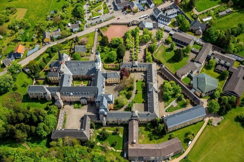 Steinfeld Monastery, monastery in Kall, Benedictine Abbey, Kall, Eifel, North Rhine-Westphalia,