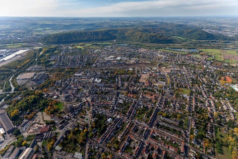 Dillingen/Saar, Saarland, Germany, Europe, aerial photo, birds-eyes view, aerial photography,